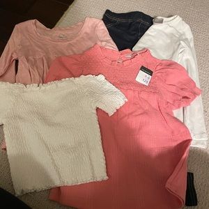 Girls clothing size 6 and 7/8 -5 items - brands - Justice - Primark